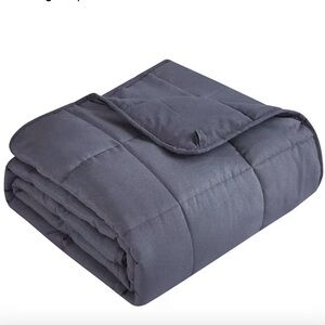 NWOT TOPCEE™️ Dk Gray Weighted Blanket Adult Twin Size 15 lb
